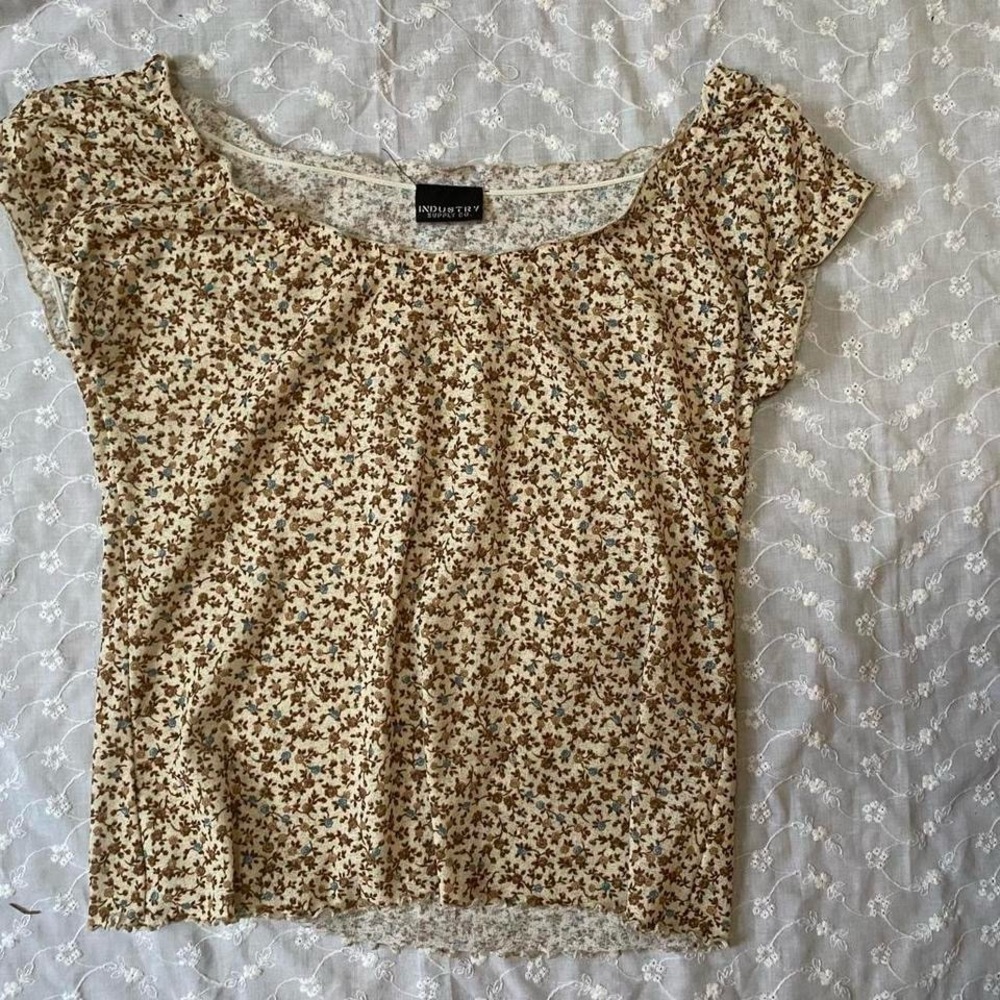 Floral Print Women's Top